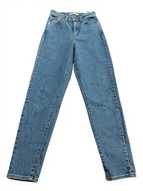 Levi's Very High Rise Taper Women's Jeans Medium Blue Wash Size 25 Mom 90s